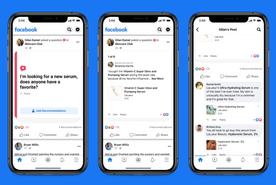 Facebook Launches Shops In Groups And Live Shopping For Creators