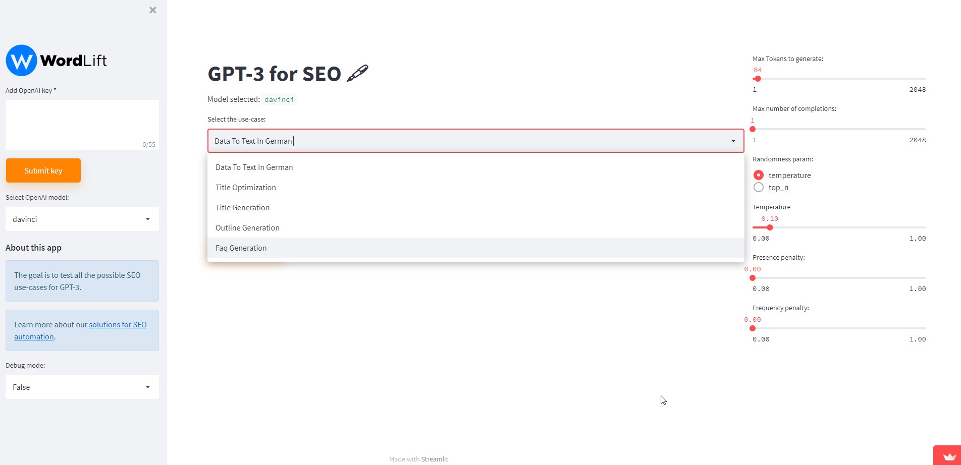 Simple Set of GPT-3 Tools for SEO