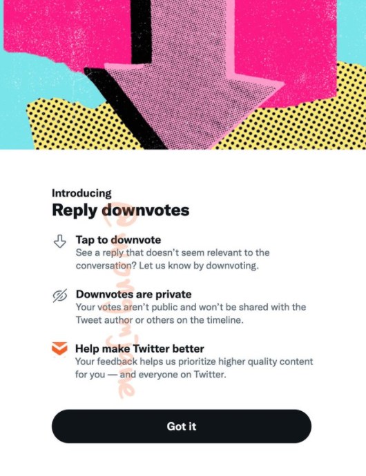 Twitter Is Working On Reply Downvotes Option
