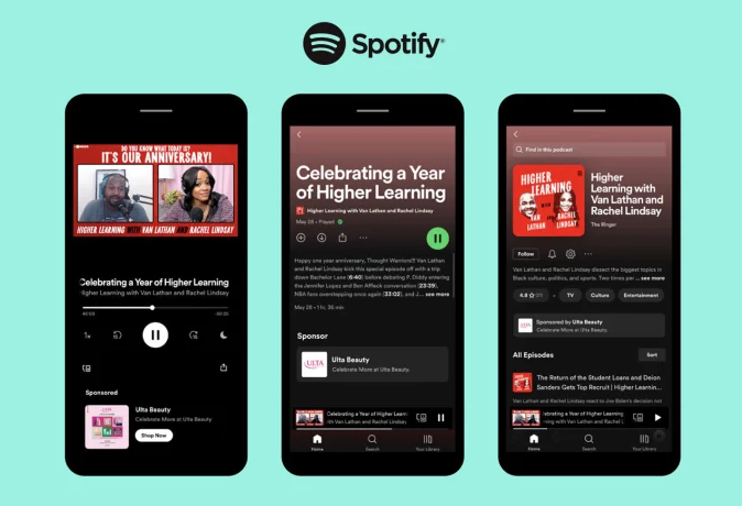 Spotify Introduces A New Ad Format For Podcasts That Puts Clickable Cards Inside Shows