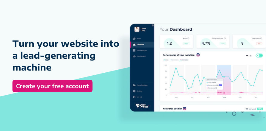 Plezi One: A free tool to turn your website into a lead-generating machine