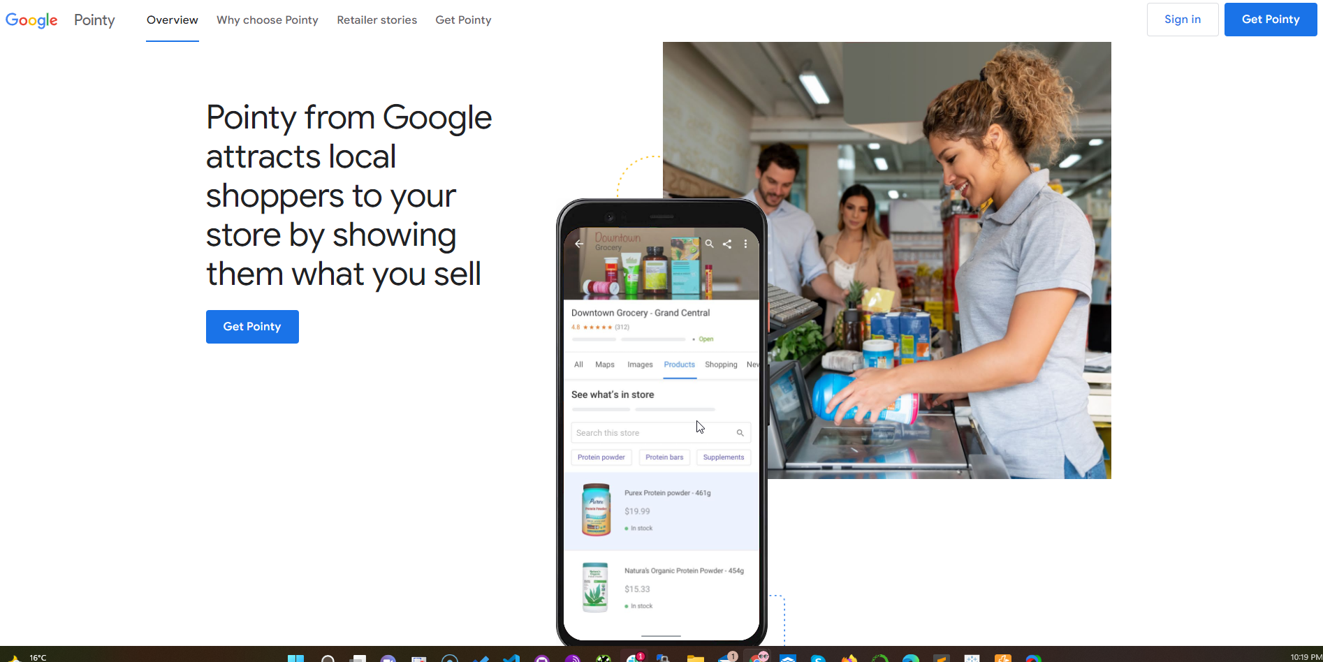 Google Business Profile updates Documentation on adding your in-store products to your Business Profile using Pointy