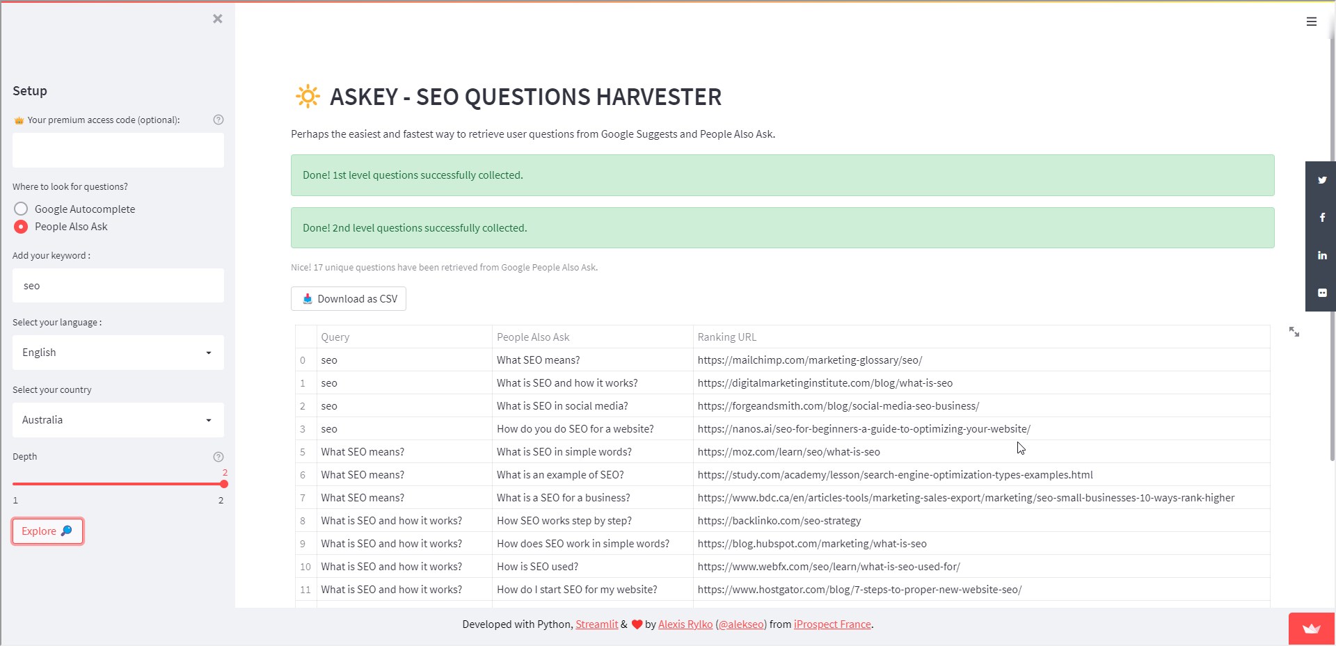 ASKEY – Tool To Extract Questions From Google Autosuggest and People Also Ask