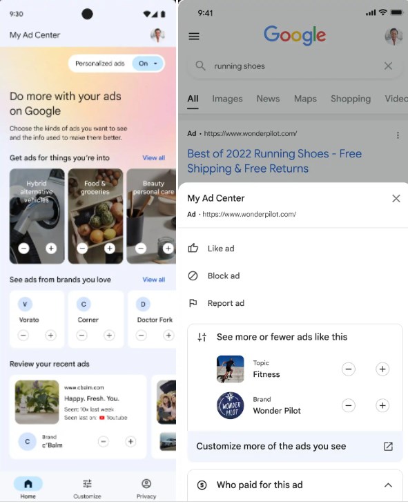 Google’s New My Ad Center Will Let You Control Advertising By Topic And Brand