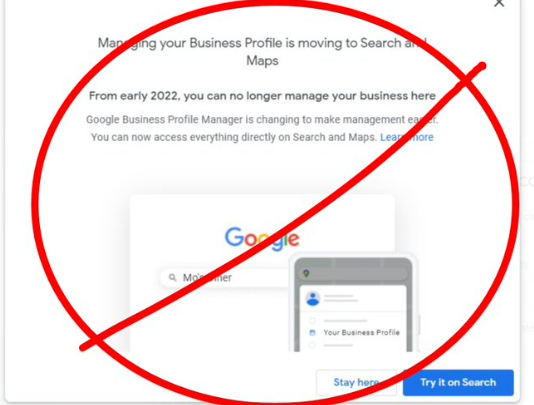 Google Business Profile Manager Is Not Going Away