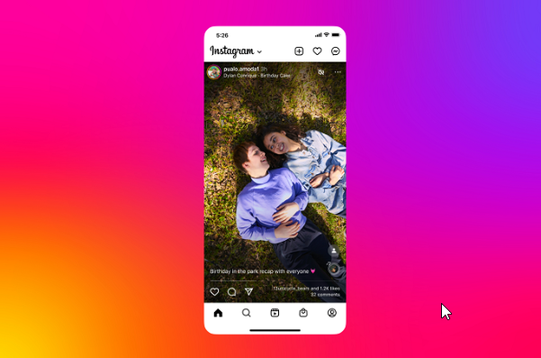 Instagram Tests New, Full-Screen, Scrollable Display of Posts and Reels