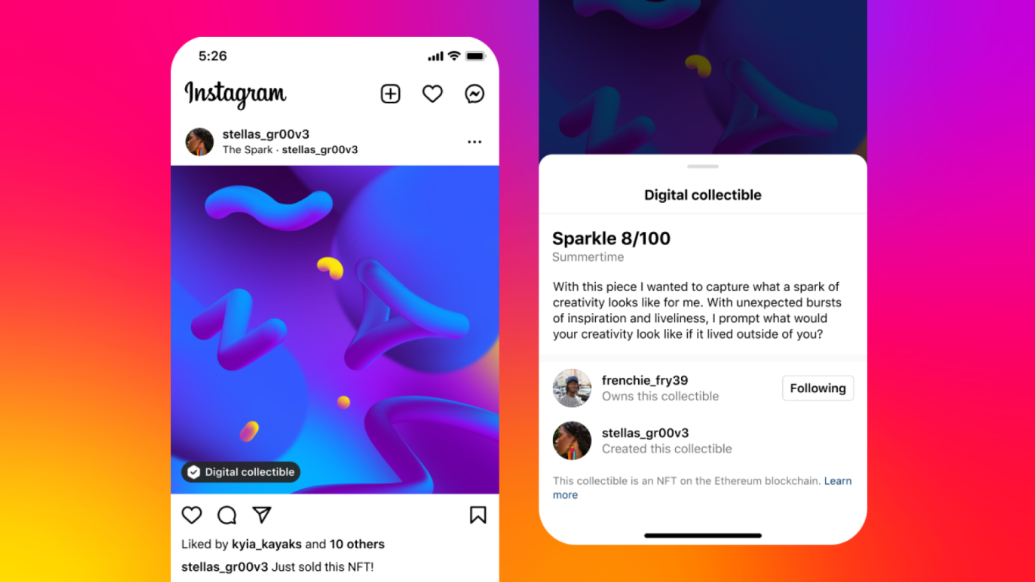 Instagram To Start Testing NFTs With Select Creators This Week