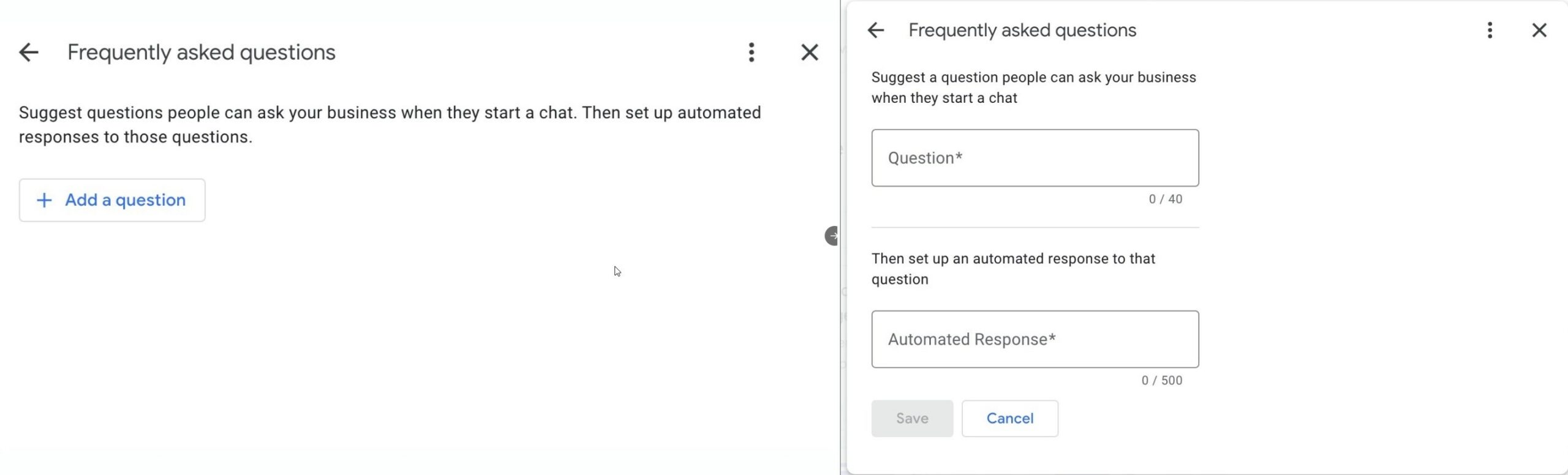 Google Adds Automated Messaging Through Business Profiles Frequently Asked Questions
